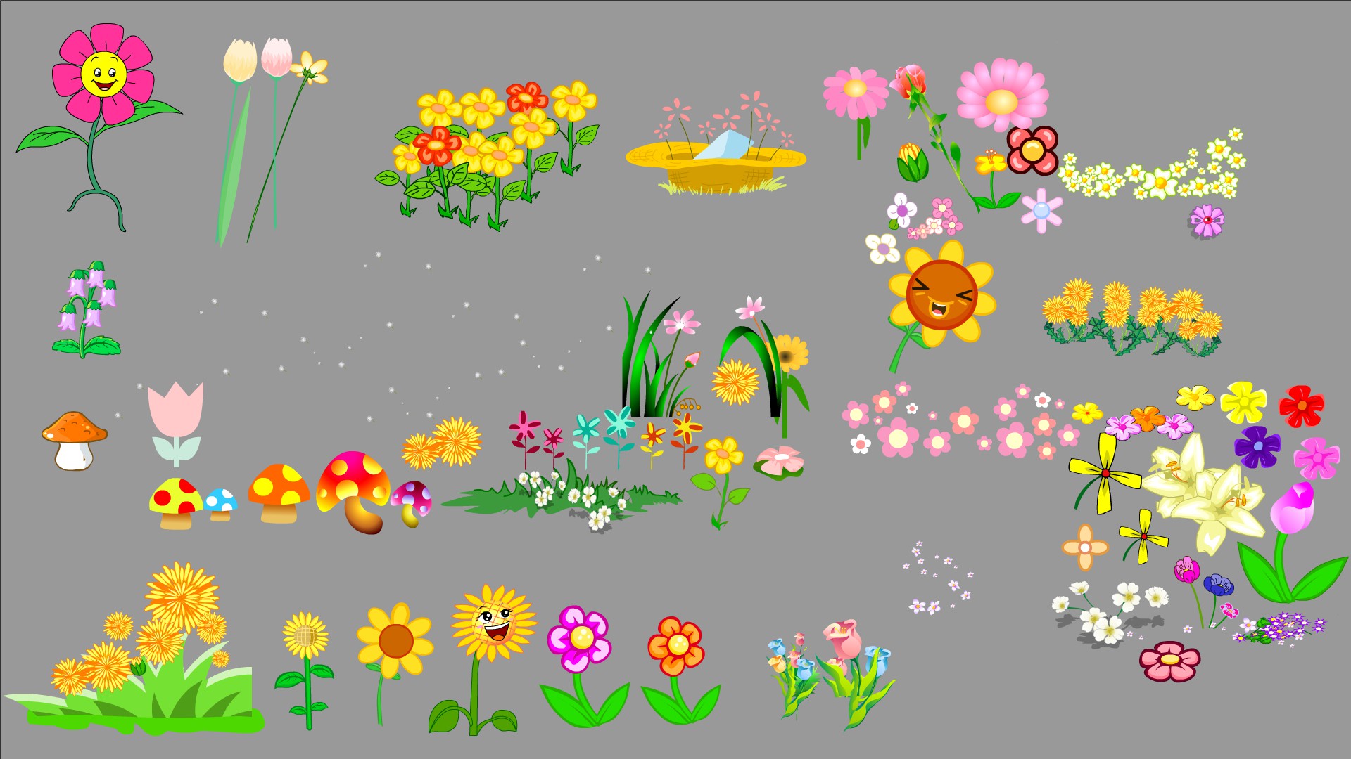 树木，草，花（3）